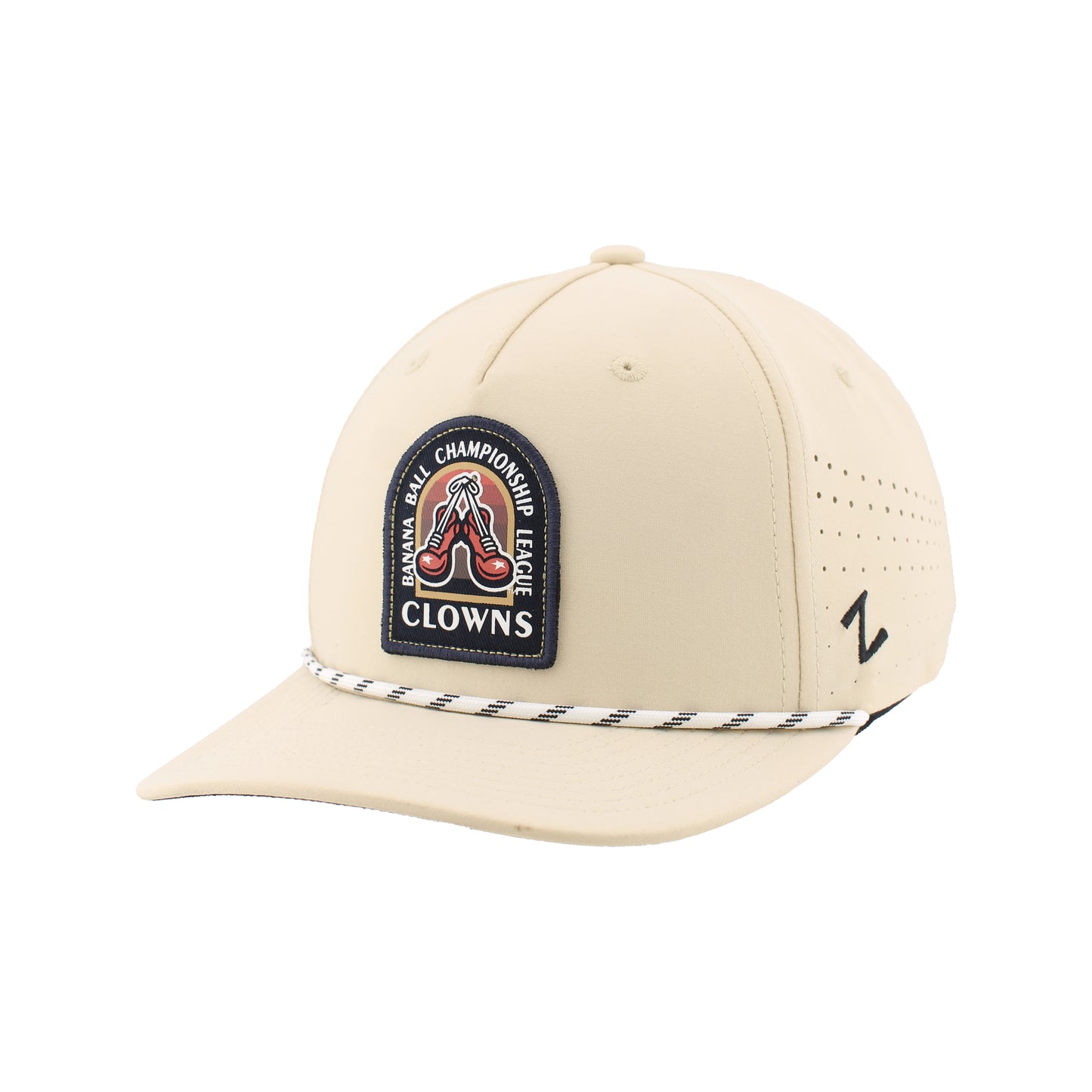 Clowns Zephyr Slipstream Adjustable Rope Hat - Ivory
