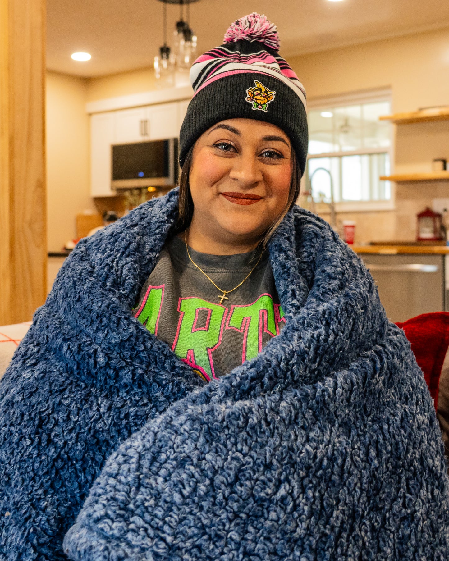 Party Animals Classic Striped Beanie