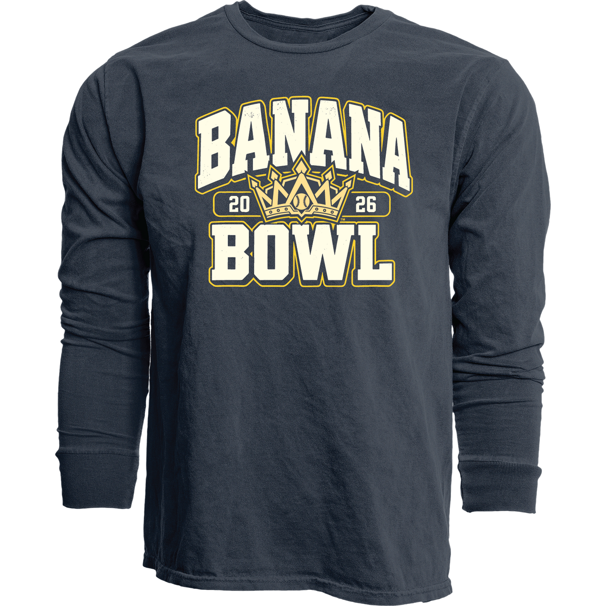 Banana Bowl Blue84 Long Sleeve Crown Logo Tee