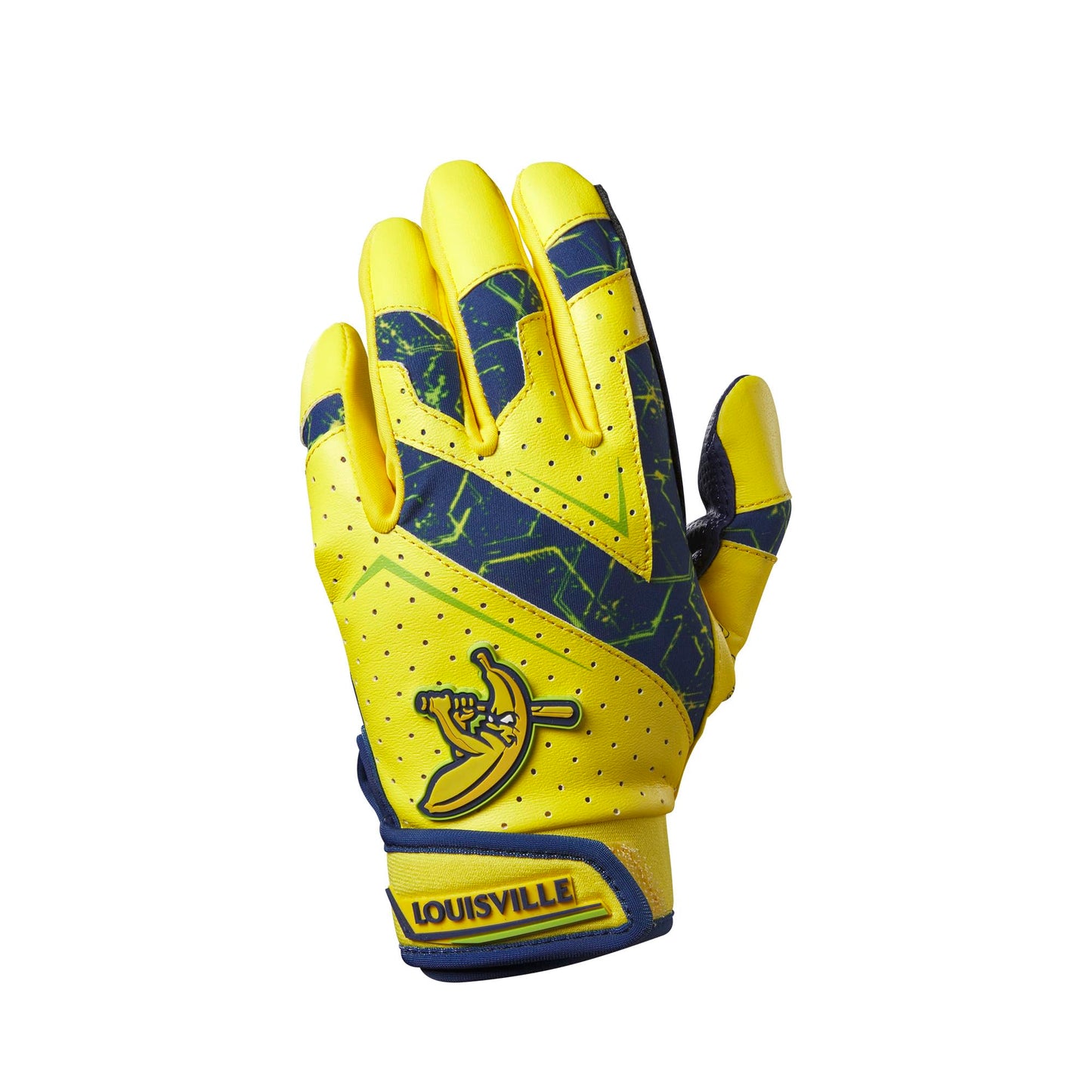 YOUTH Bananas Louisville Slugger Batting Gloves - Yellow
