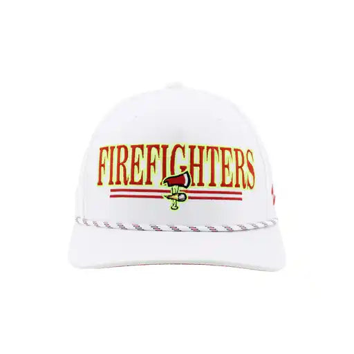 Firefighters Zephyr Birdie Adjustable Rope Hat - White – Banana Ball