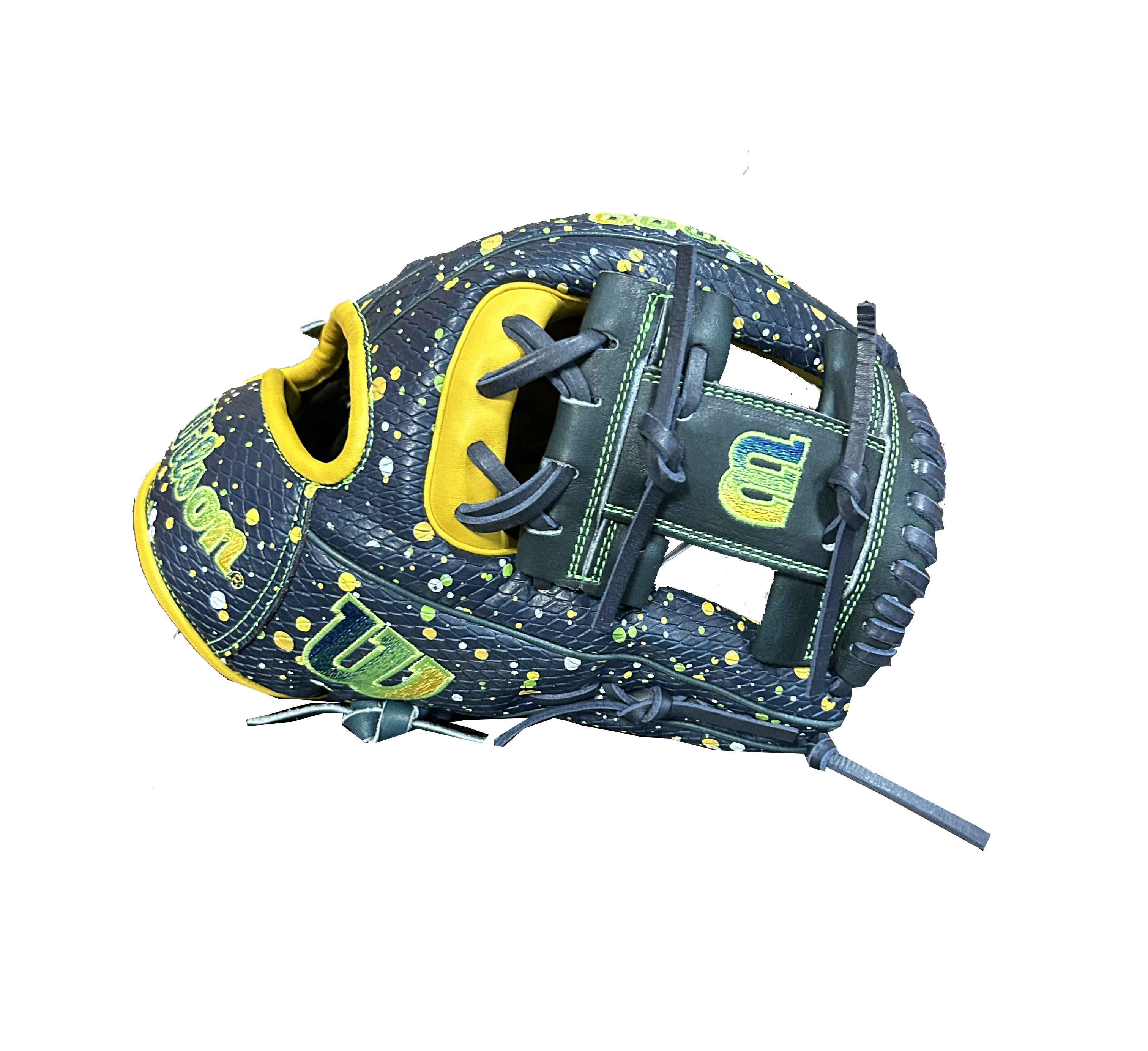 Bananas 2024 Wilson A2000 Tour Paint Splatter Glove – Banana Ball Bananas 2024 Wilson A2000 Tour Paint Splatter Glove – Banana Ball