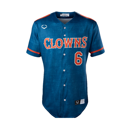 YOUTH Clowns EvoShield BBCL Jersey - Navy