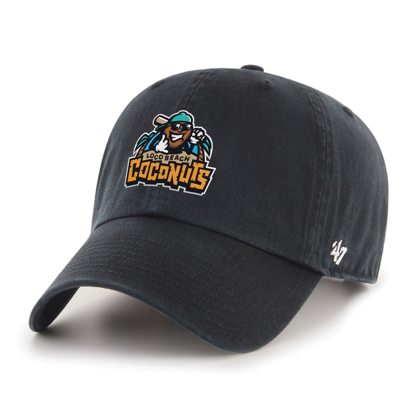 Coconuts '47 Brand Primary Logo Clean Up ADJ- Black