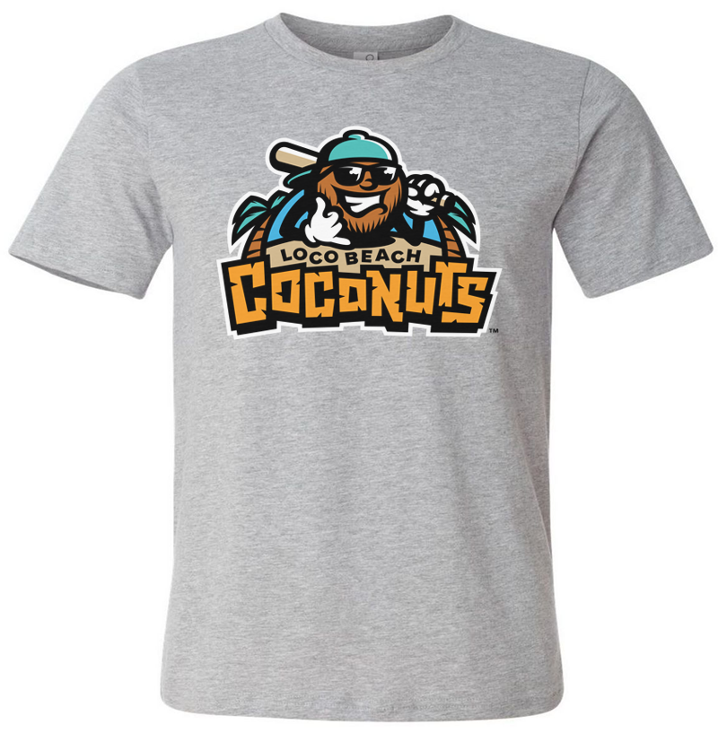Coconuts Primary Logo Tee - Gray Heather