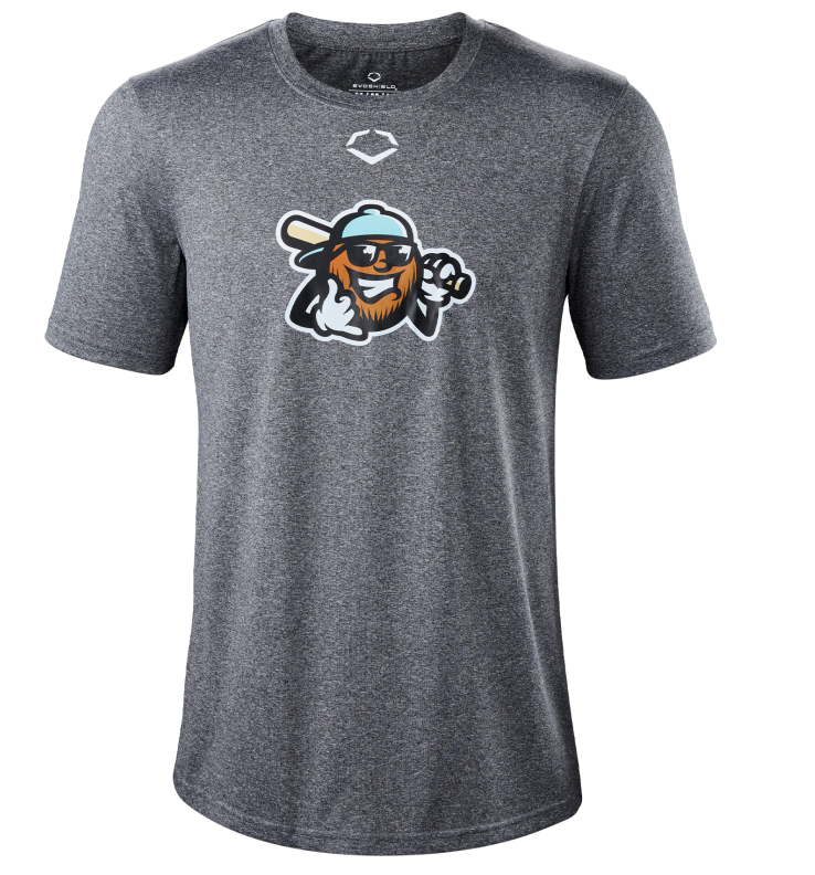 Coconuts EvoShield Secondary Logo Tech Tee - Charcoal