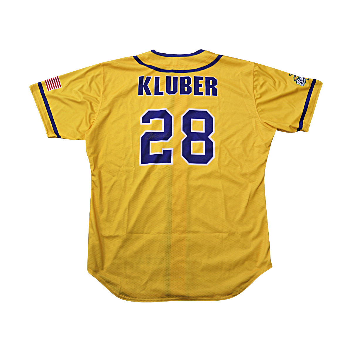 Corey Kluber "Former Cleveland Indian" Autographed Game Worn Savannah Bananas Jersey from Progressive Field Game (8/10/2024)