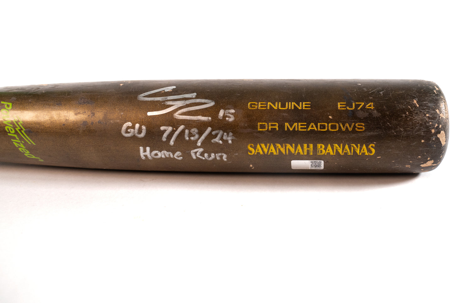 DR Meadows #5 Autographed & Game Used Bat - Homerun Bat, Bottom of 7th Inning, Washington D.C @ Nationals Park (7/13/24)