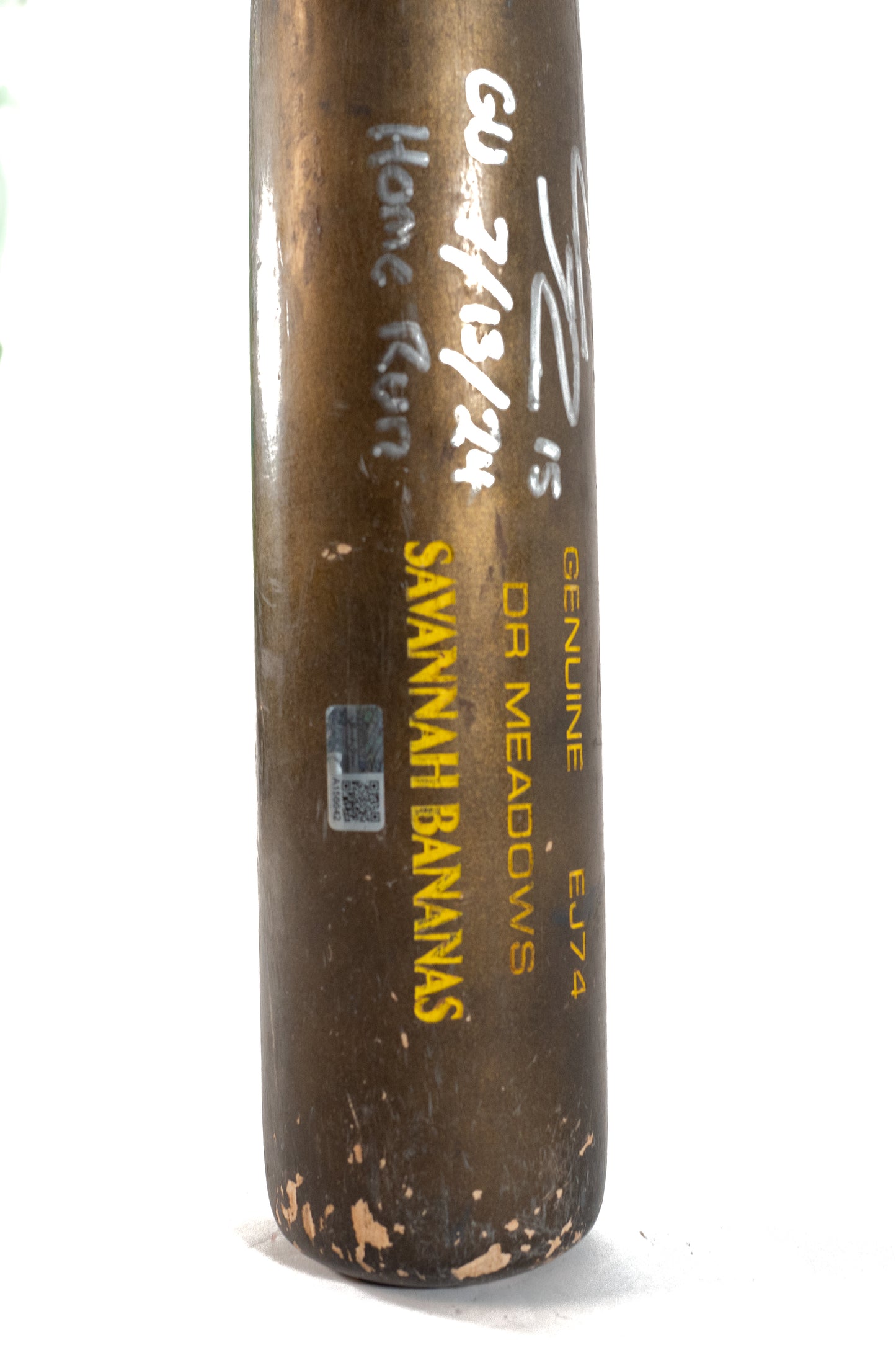 DR Meadows #5 Autographed & Game Used Bat - Homerun Bat, Bottom of 7th Inning, Washington D.C @ Nationals Park (7/13/24)