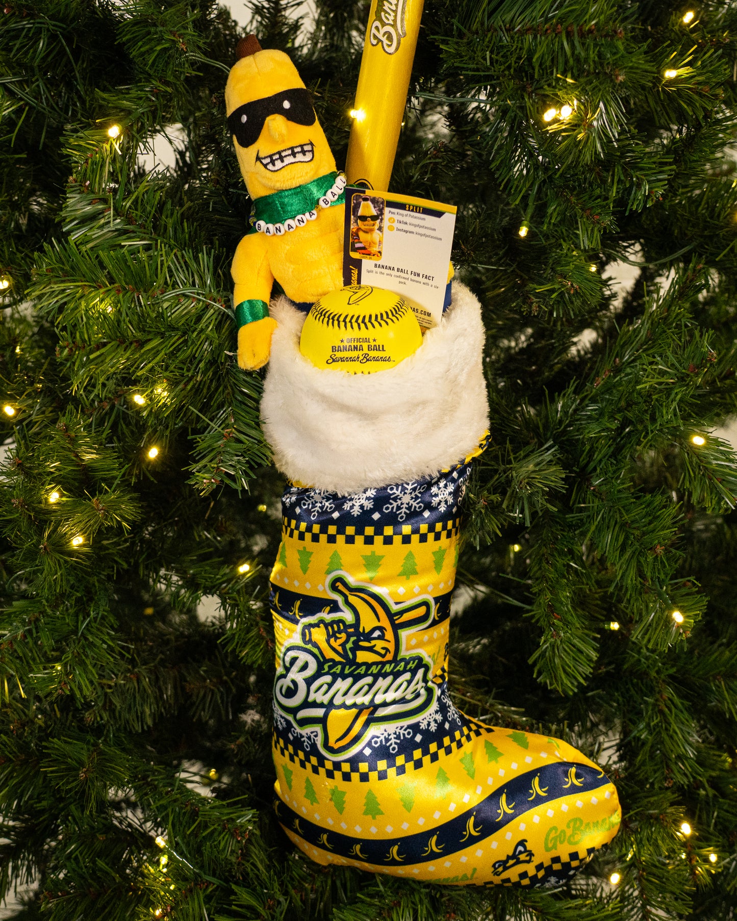 Bananas Christmas Stocking