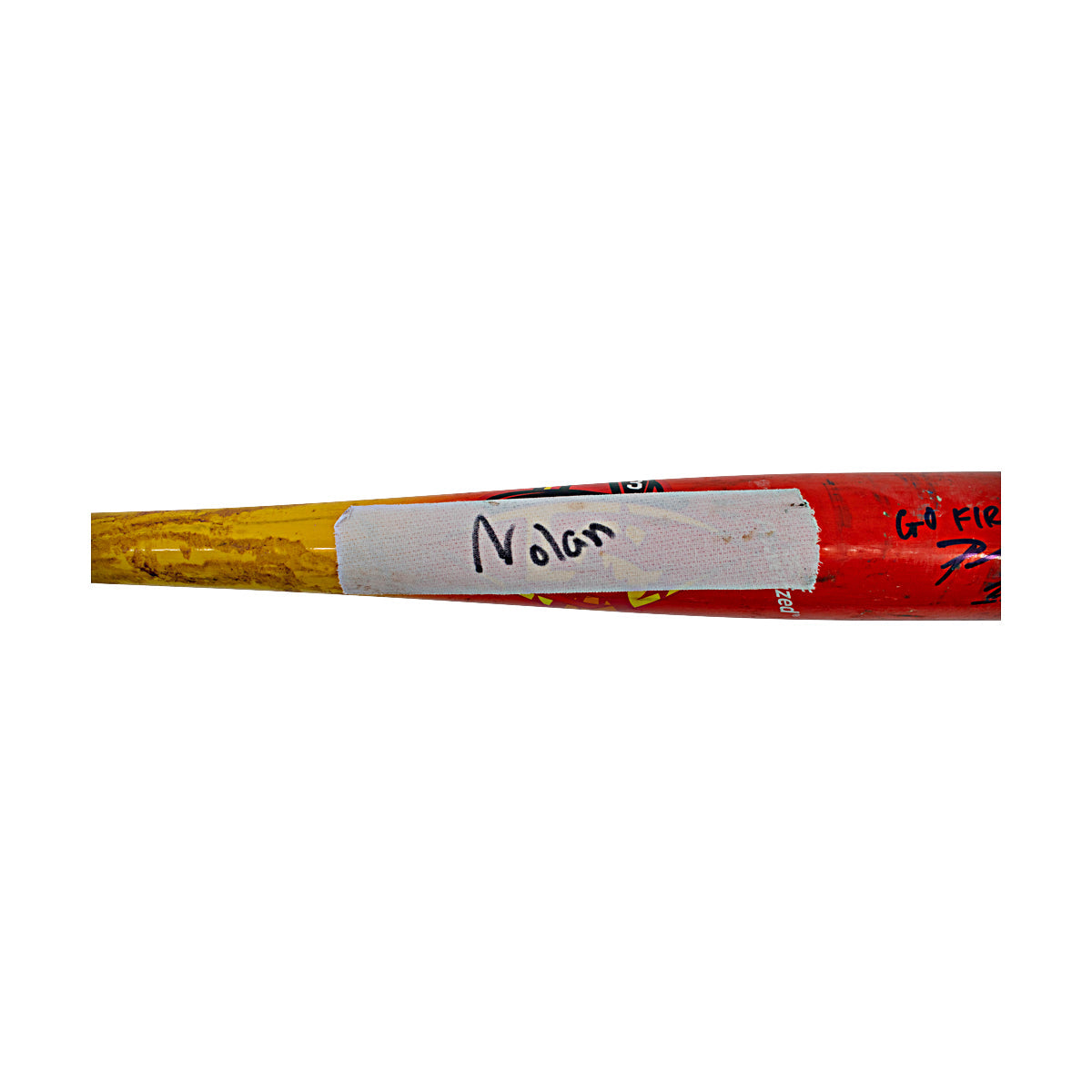 Trey Vanderpool Autographed and Inscribed 2024 Game Model Firefighters Bat
