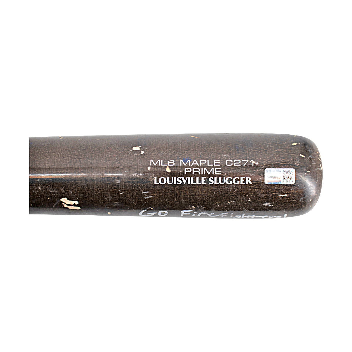 Blaine McIntosh Autographed and Inscribed 2024 Game Used Firefighters Bat