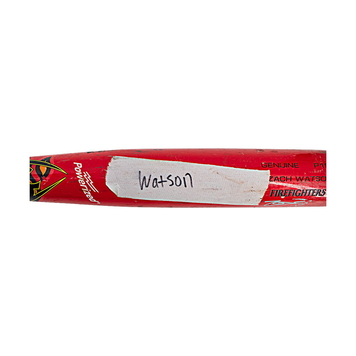 Zach Watson Autographed and Inscribed 2024 Game Used Firefighters Bat