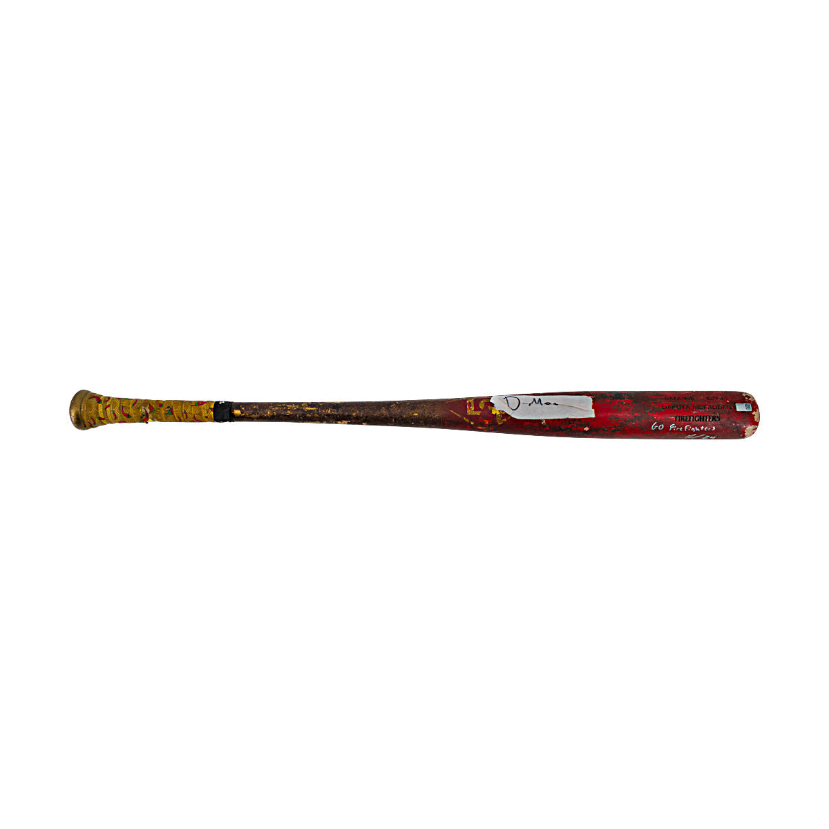 Dakota McFadden Autographed and Inscribed 2024 Game Used Firefighters Bat