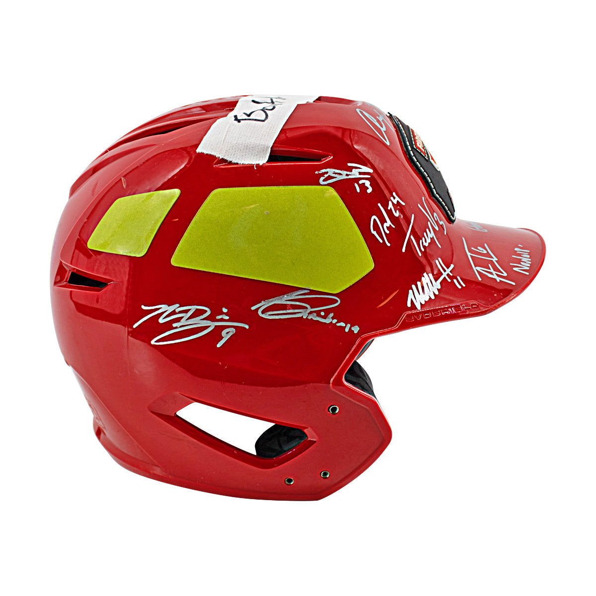 Firefighters 2024 Team Signed Game Used Helmet - Alex Bentley Helmet
