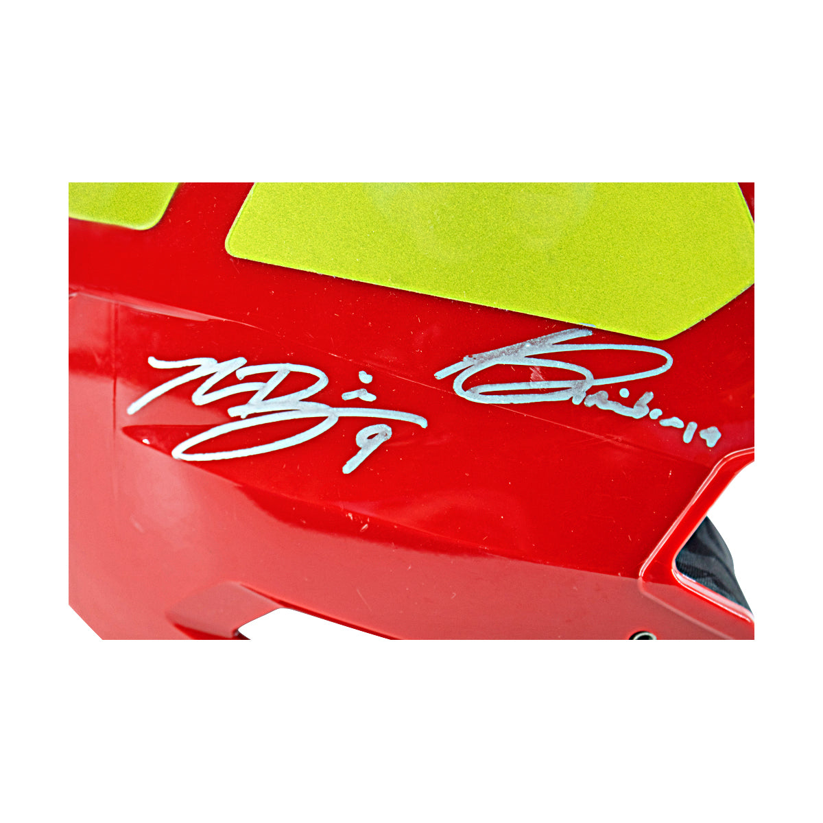 Firefighters 2024 Team Signed Game Used Helmet - Alex Bentley Helmet