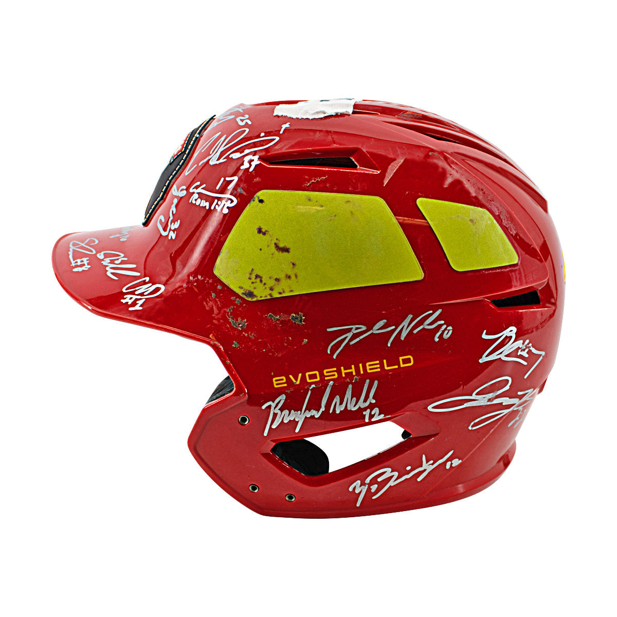 Firefighters 2024 Team Signed Game Used Helmet - Alex Bentley Helmet