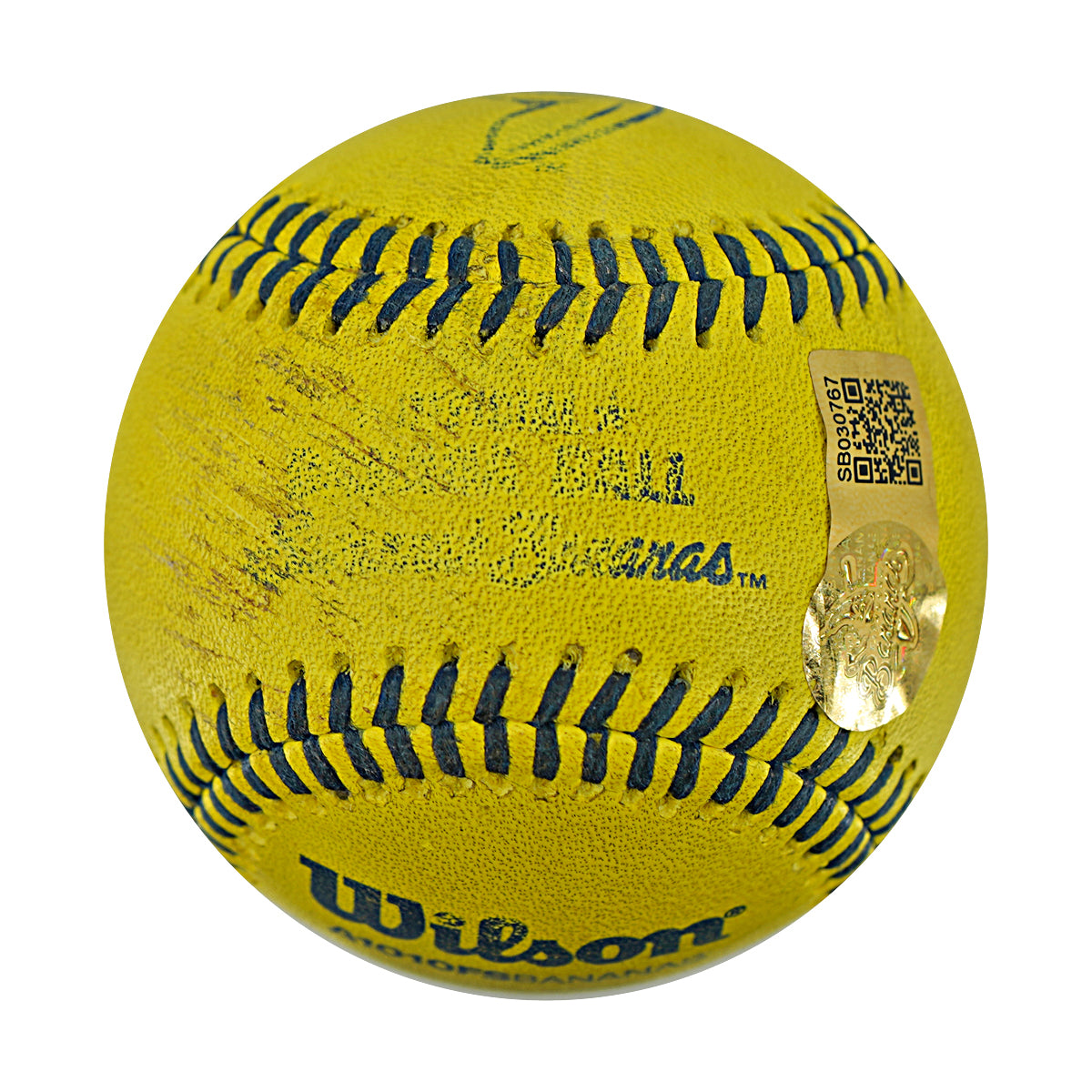 Firefighters Game Used Banana Ball 2.26.26 FSU Tallahassee Florida