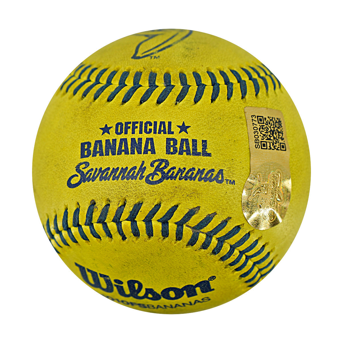 Marshall Shill Firefighters Strikeout Game Used Banana Ball 2.26.26 FSU Tallahassee Florida