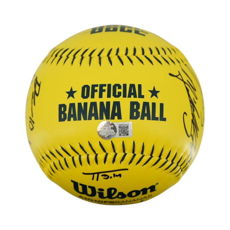 Firefighters 2026 Team Signed Oversized Banana Ball