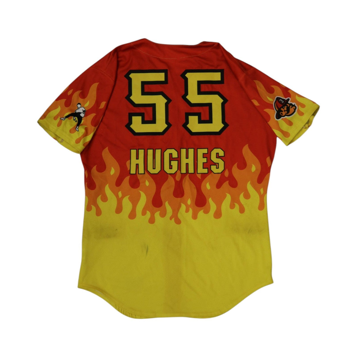 Tyner Hughes Firefighters Game Worn June 13, 2026 Jersey at Nebraska