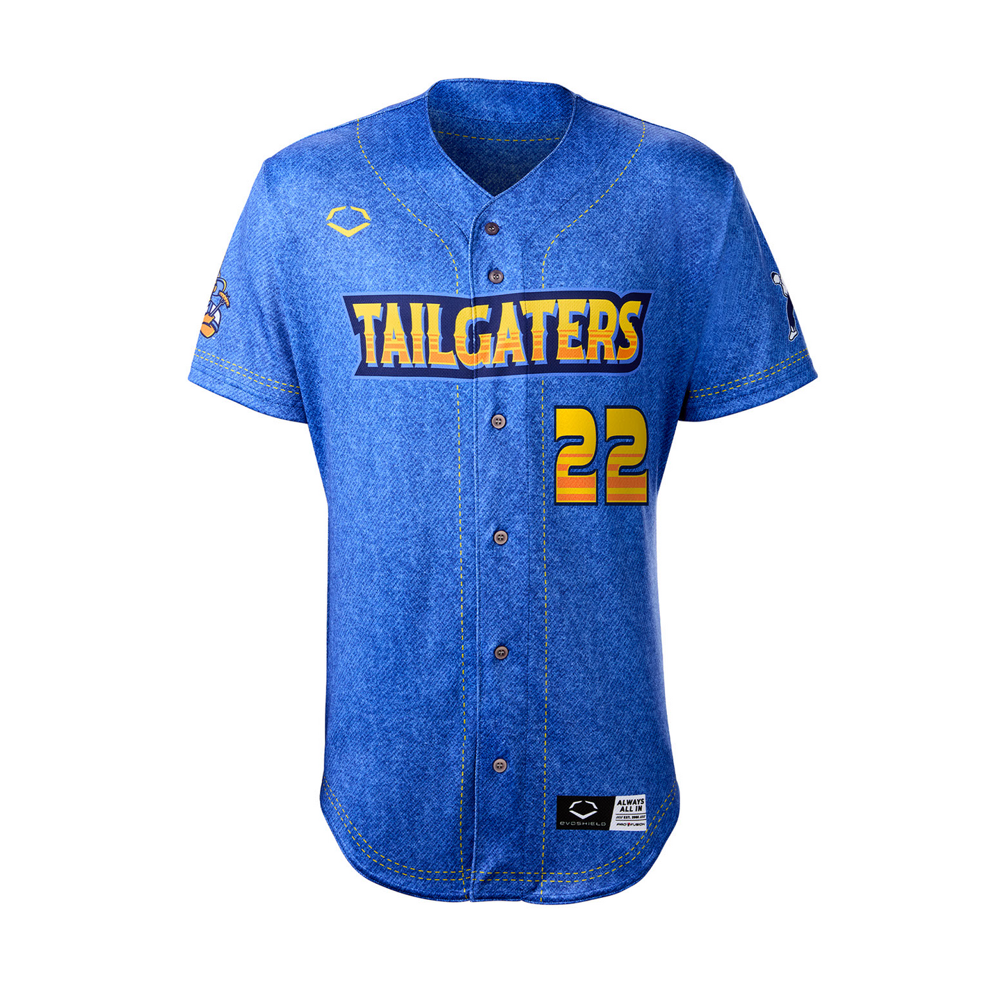 Tailgaters Nelson Smith #22 Player Jersey - Denim