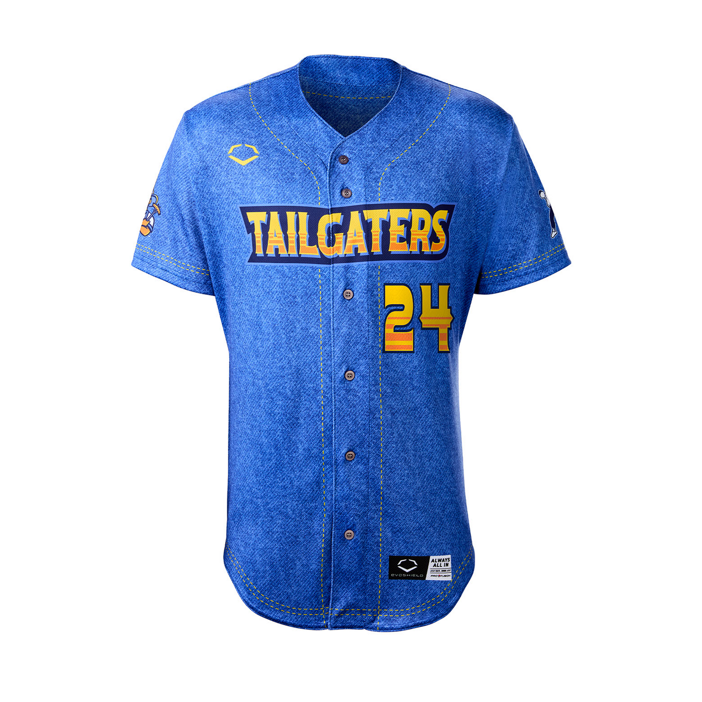 Tailgaters Jon Reid #24 Player Jersey - Denim