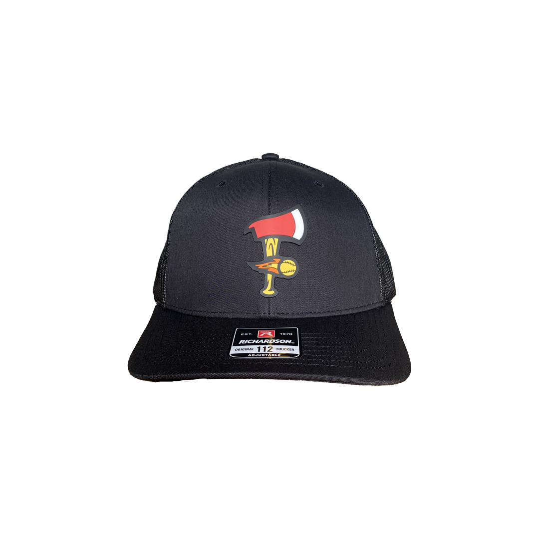 Firefighters Richardson 112 Trucker Hat - Black