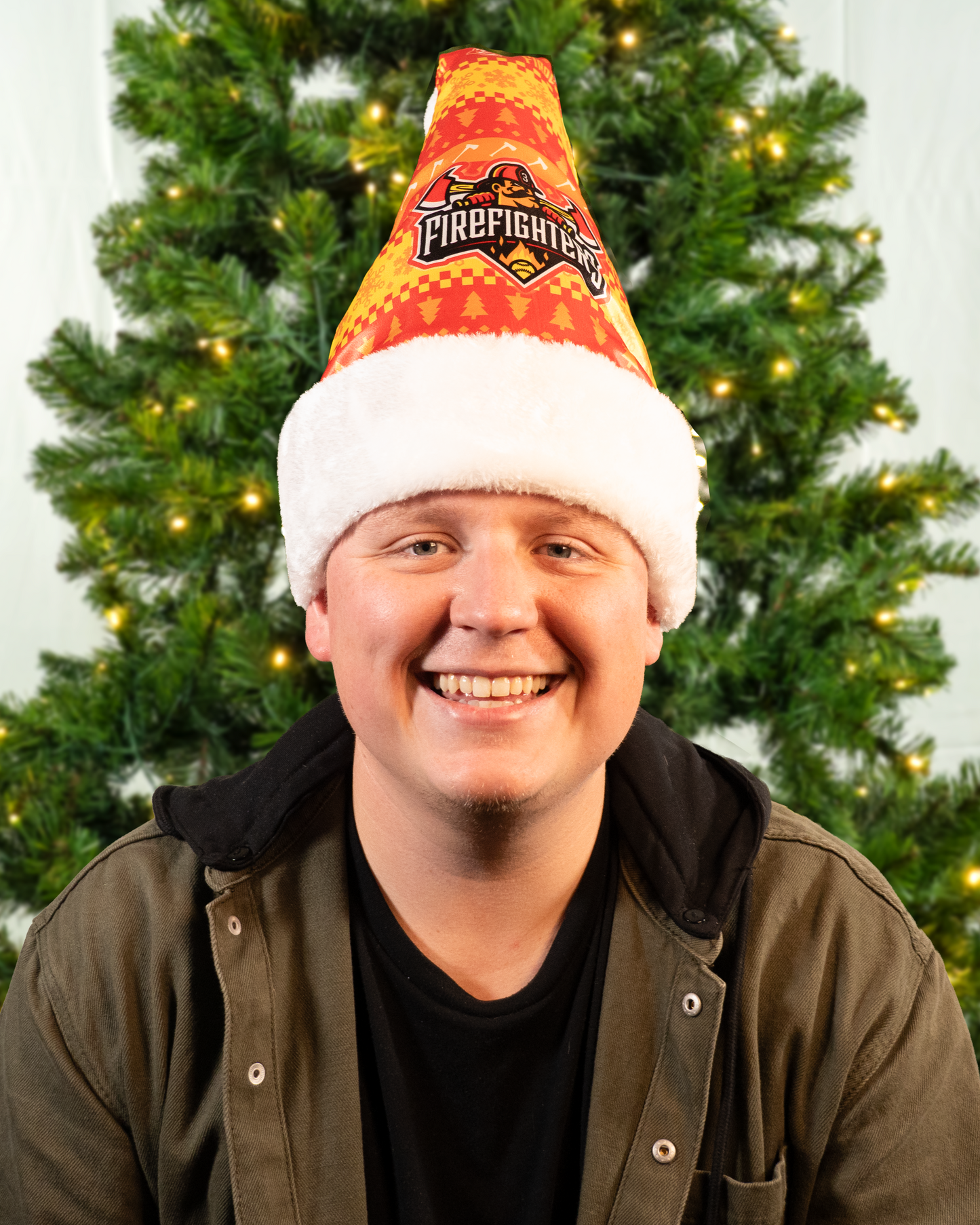 Firefighters Santa Hat