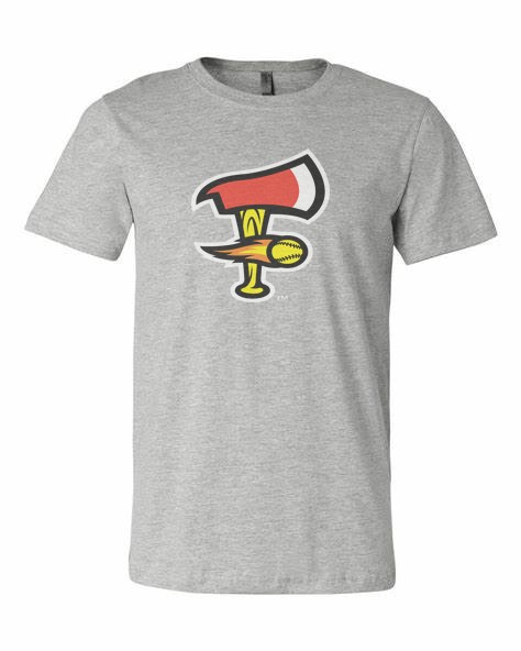 Firefighters Short Sleeve Alternate Logo Tee - Grey Heather