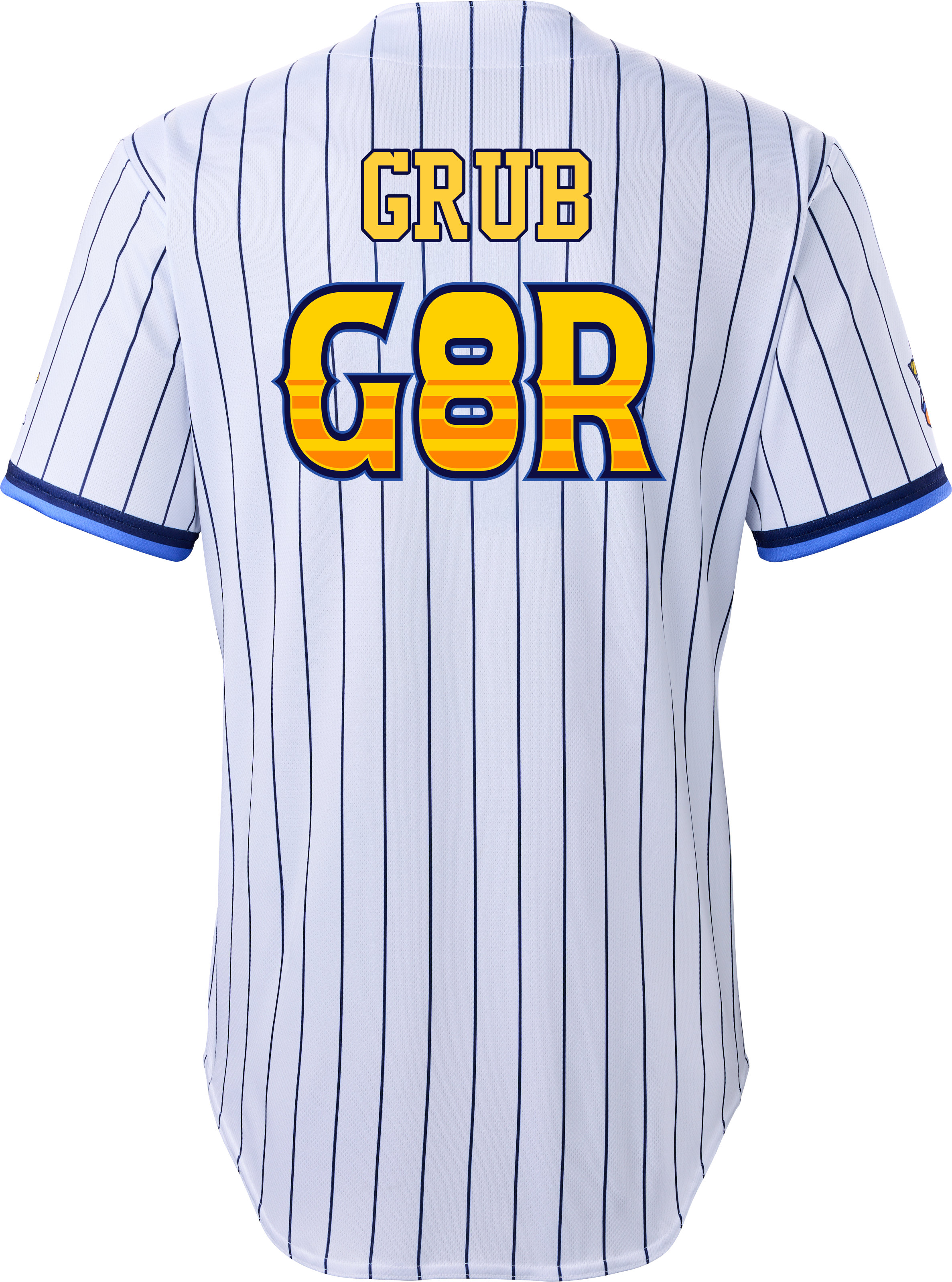 Tailgaters Grub the Gator #G8R Evoshield Jersey - Pinstripe