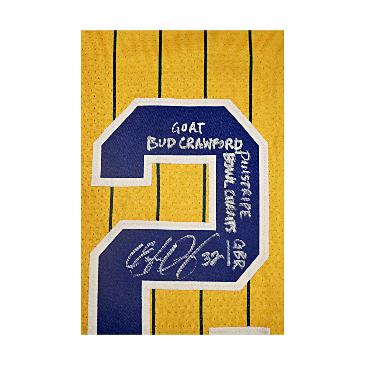 Kyle Perry Autographed Inscribed Game Used Yankee Stadium Savannah Bananas Jersey