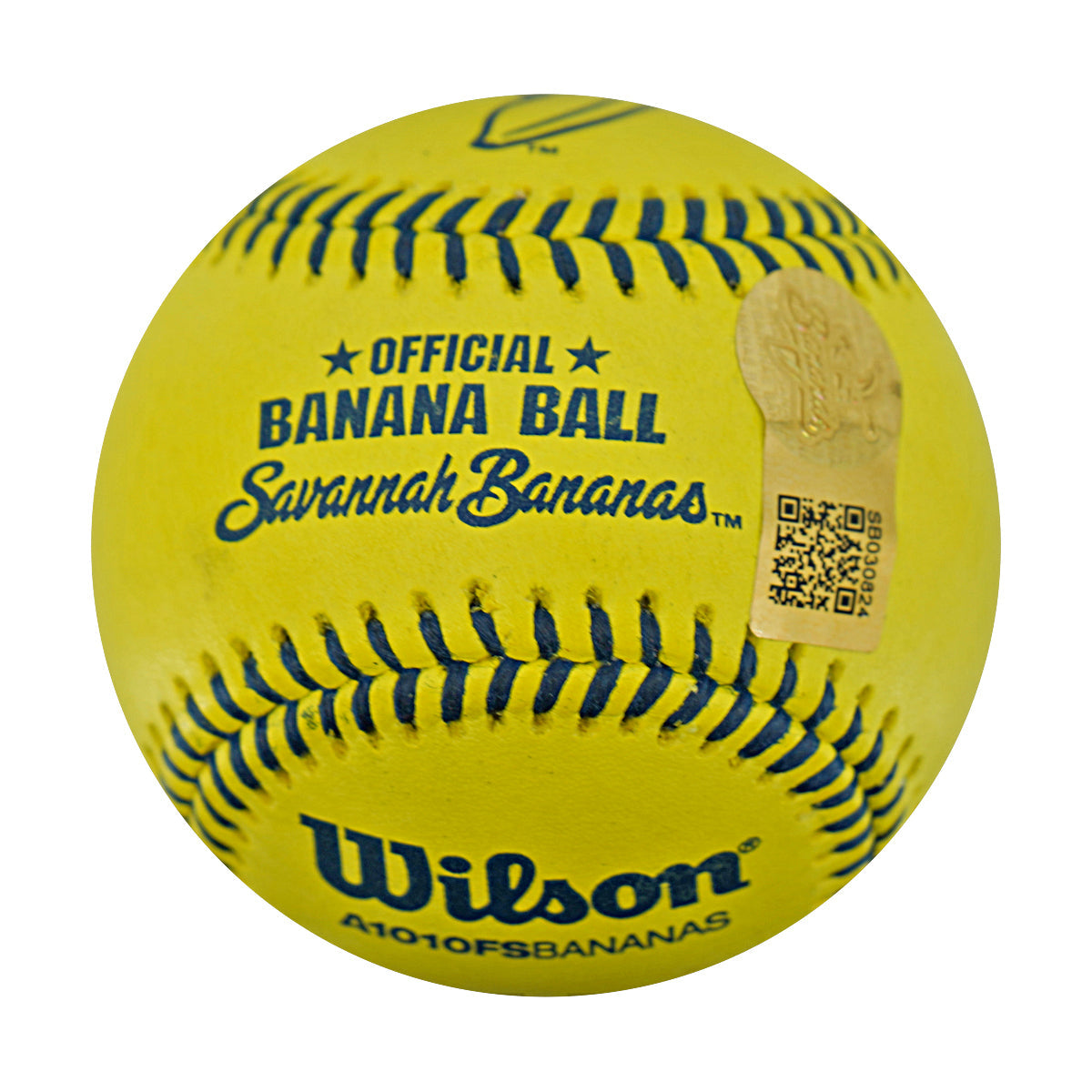 Errick Fox Indianapolis Clowns Autographed Inscribed Official Banana Ball 2.27.26 FSU Tallahassee Florida
