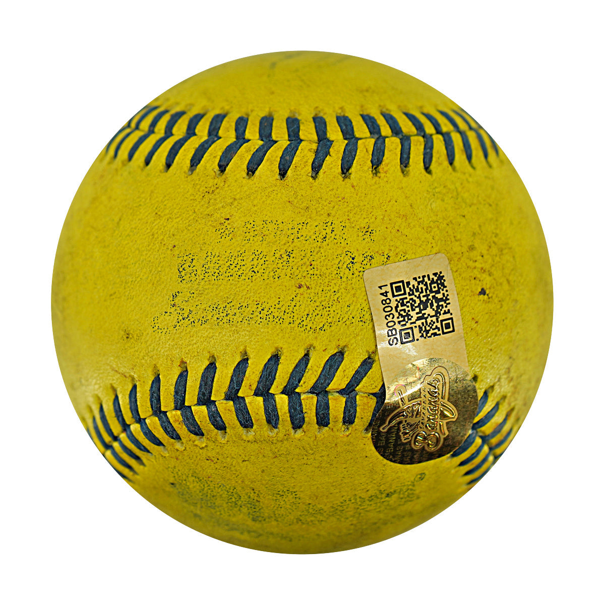 Indianapolis Clowns Dual Trick Play Game Used Banana Ball 2.27.26 FSU Tallahassee Florida
