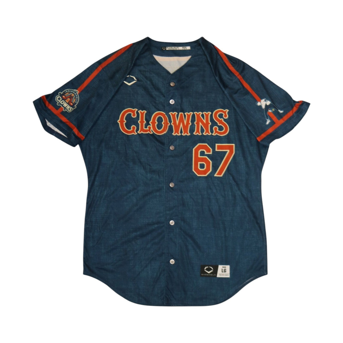 Andrew Irvine Indianapolis Clowns Game Worn May 15, 2026 Jersey in Indianapolis