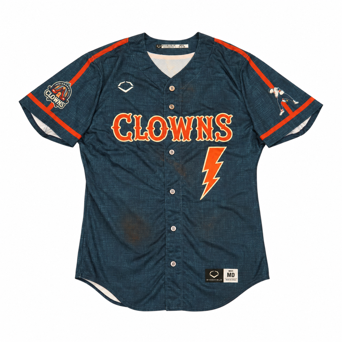 Flash Tha Kid Indianapolis Clowns Game Worn May 15, 2026 Jersey in Indianapolis