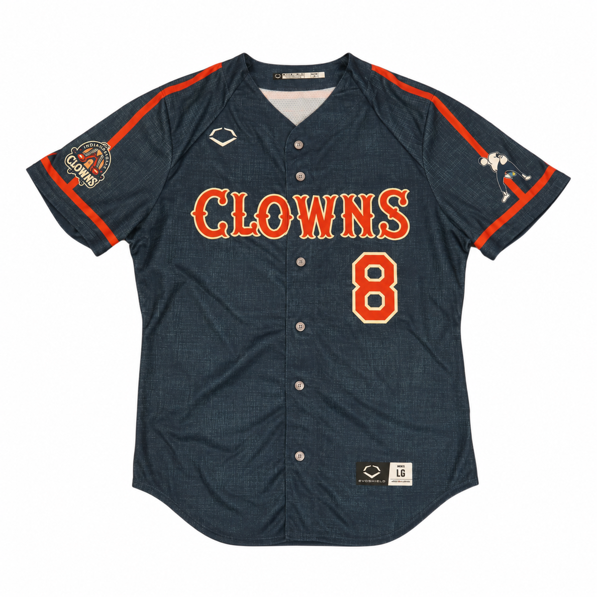 Brett Maddock Indianapolis Clowns Game Worn May 15, 2026 Jersey in Indianapolis