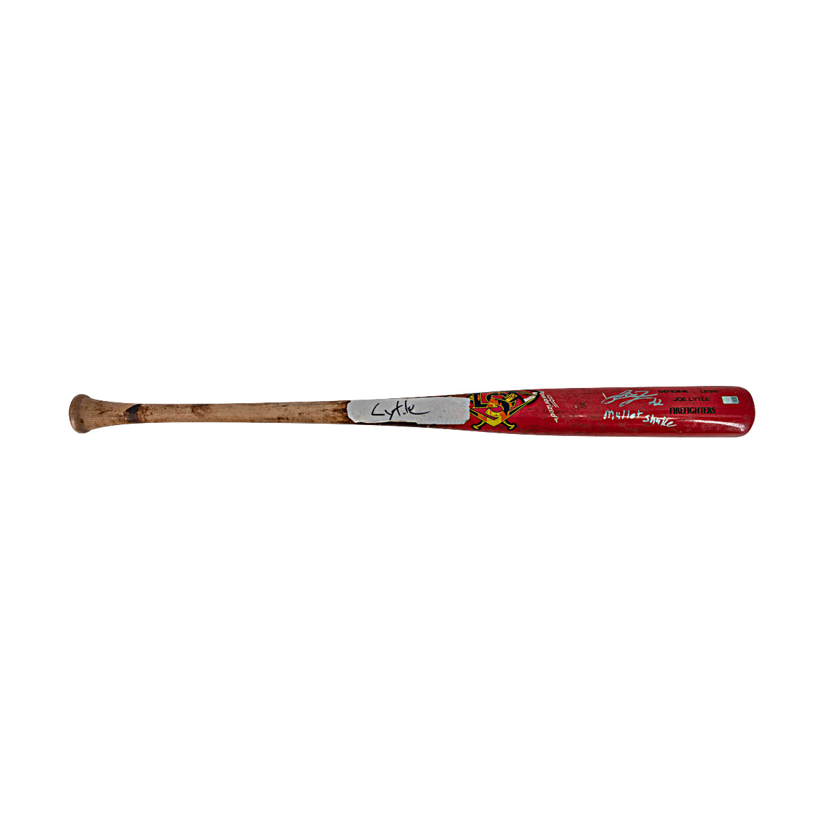 Joe Lytle Autographed and Inscribed 2024 Game Used Firefighters Bat