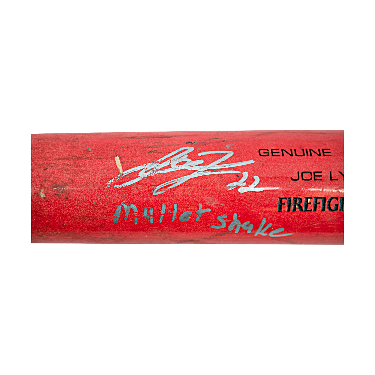 Joe Lytle Autographed and Inscribed 2024 Game Used Firefighters Bat