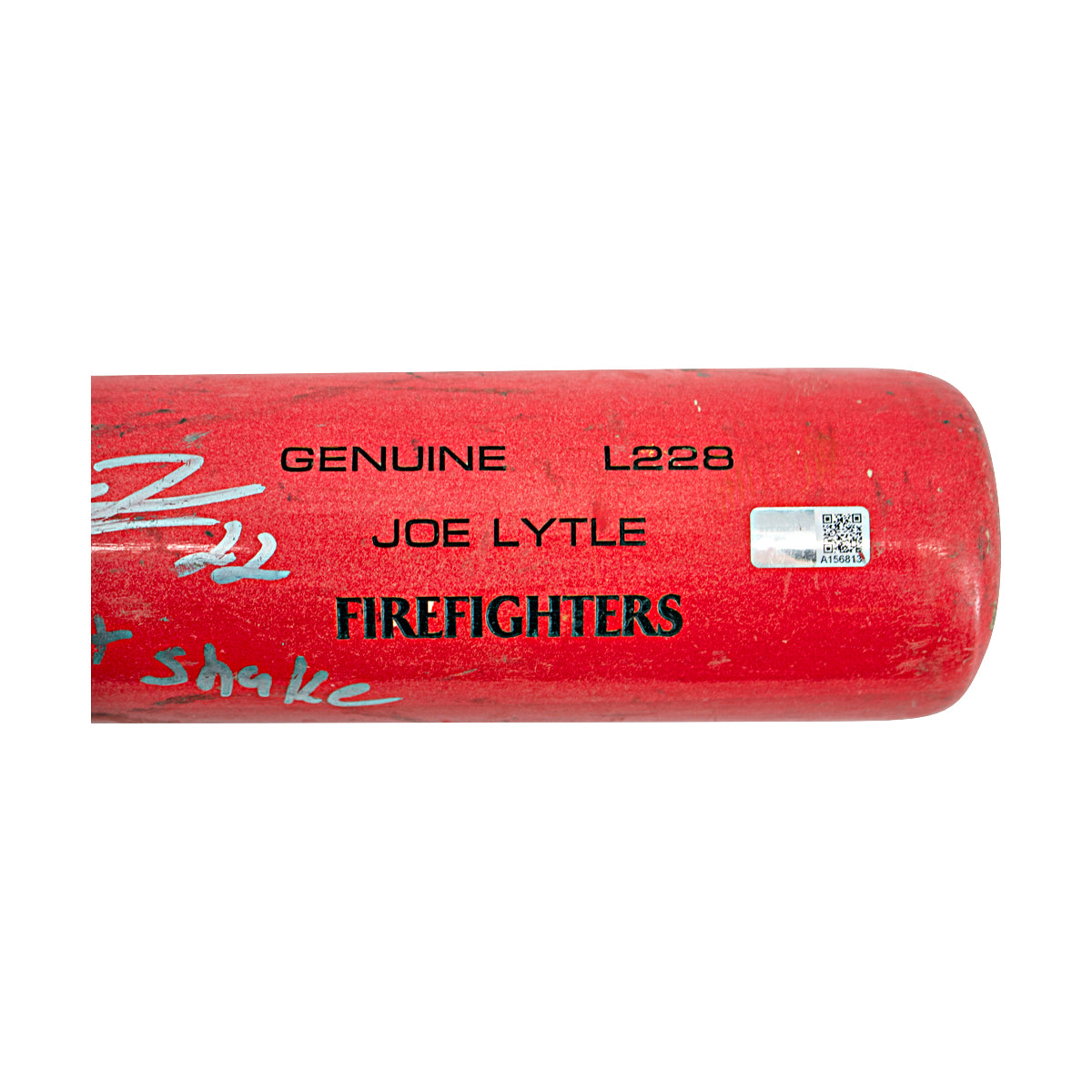 Joe Lytle Autographed and Inscribed 2024 Game Used Firefighters Bat