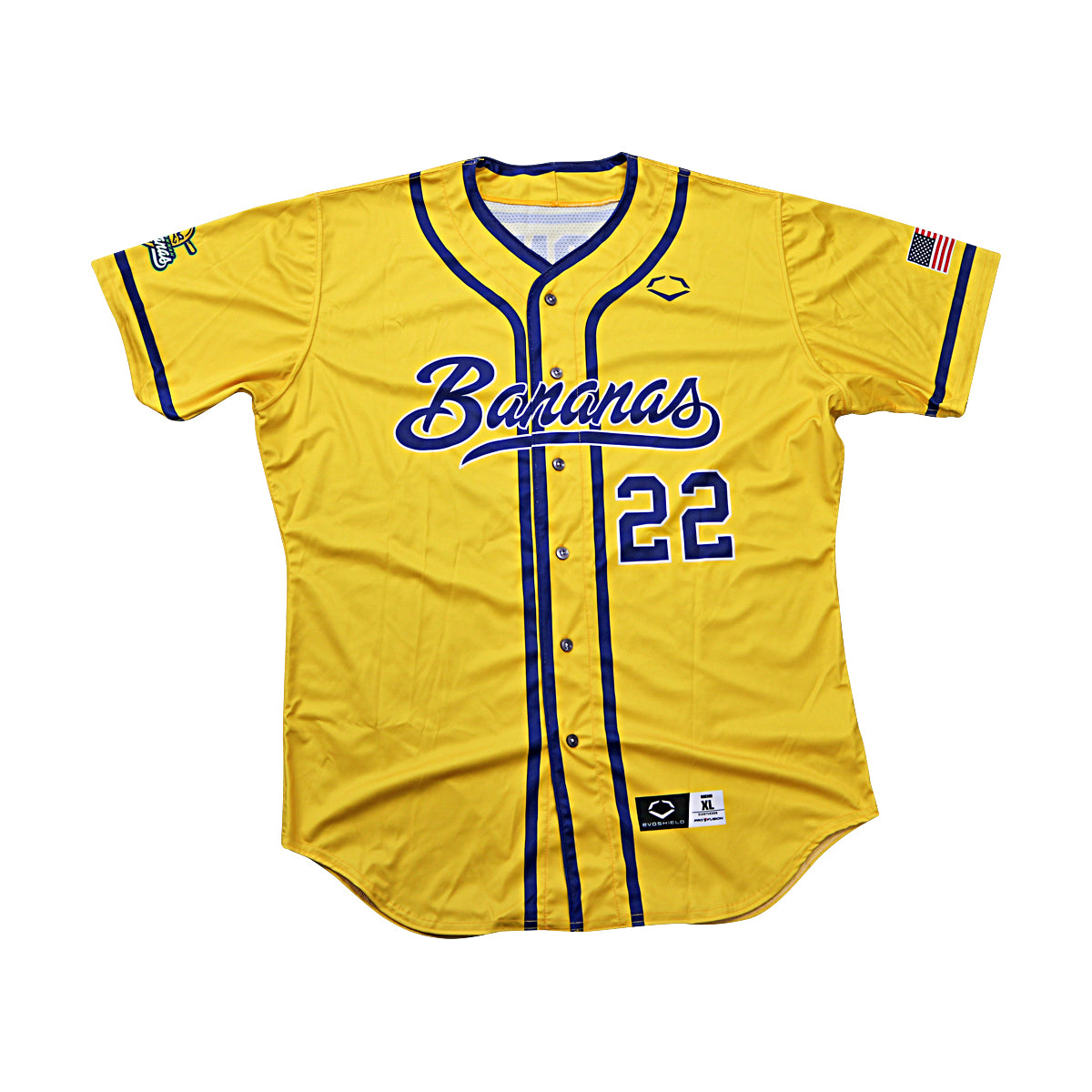 Jason Kipnis "Former Cleveland Indian" Autographed Game Worn Savannah Bananas Jersey from Progressive Field Game (8/10/2024)