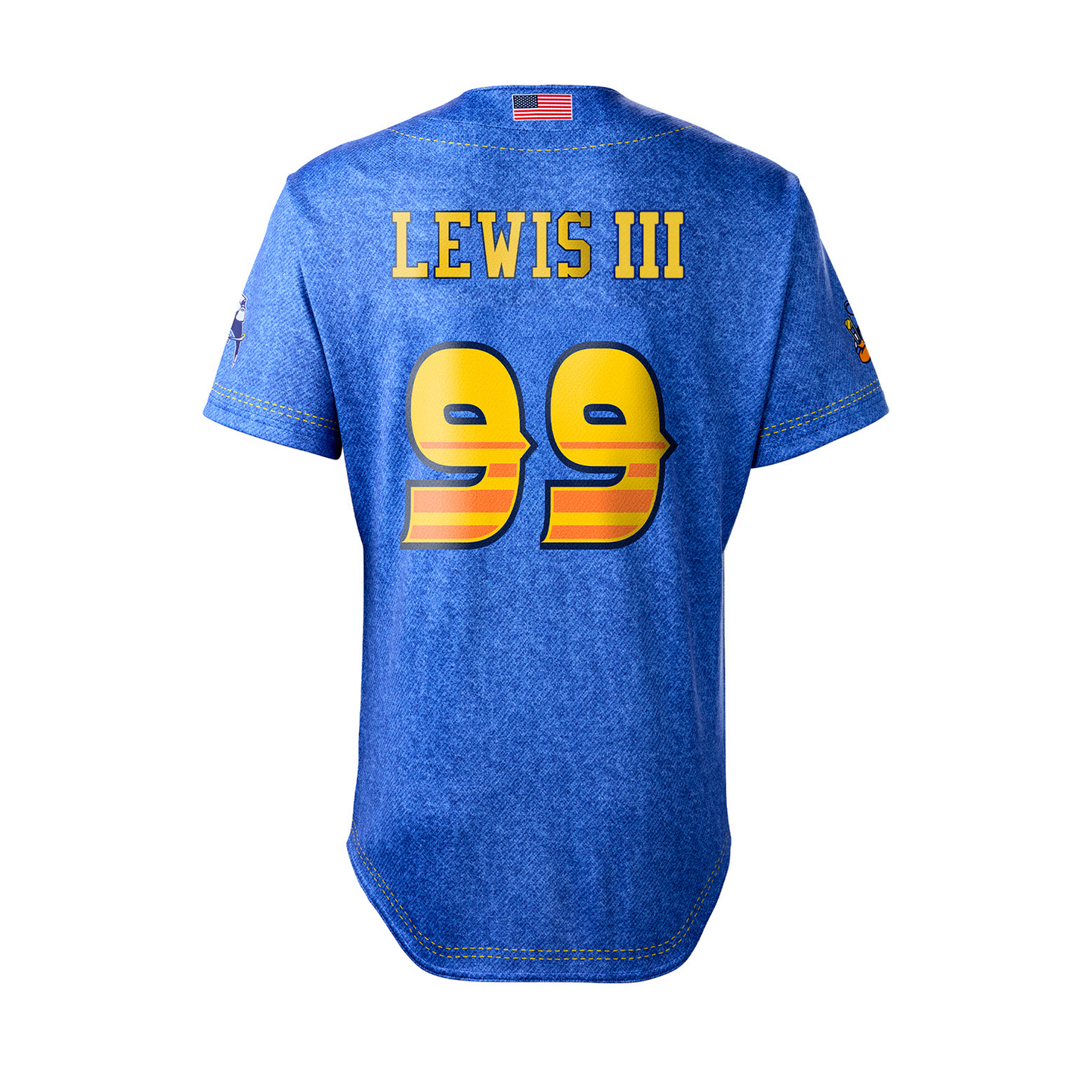 Tailgaters Jimmy Lewis #99 Player Jersey - Denim