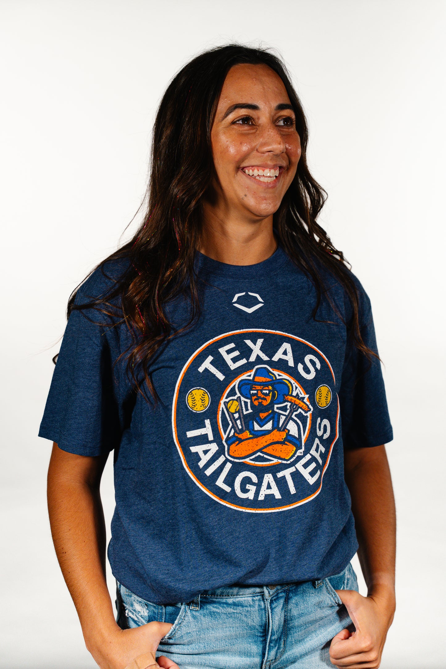 Tailgaters EvoShield Circle Change Navy Heather Tee