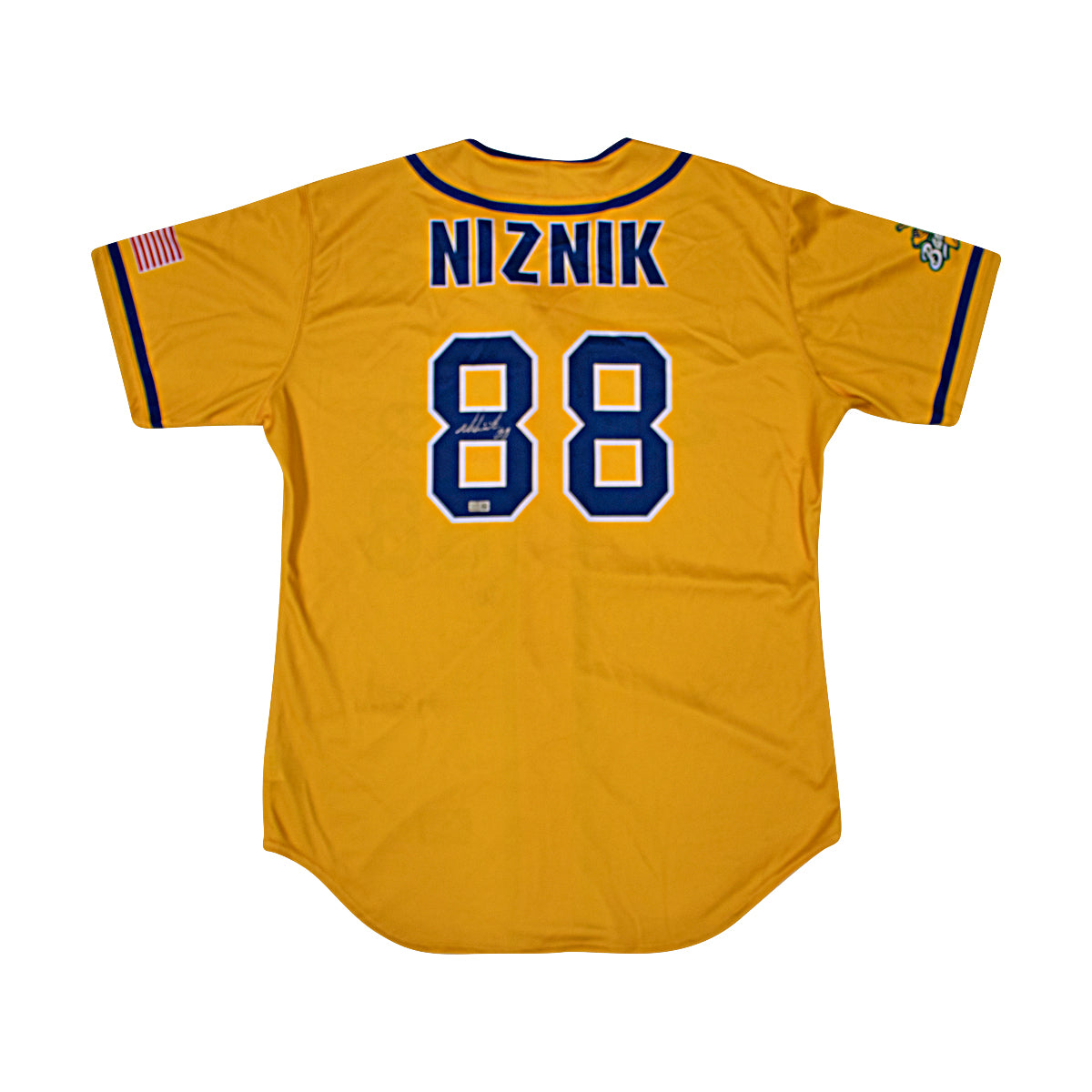 Noah Niznik Autographed Game Worn Savannah Bananas Jersey from Fenway Park Game on 6/8/2024
