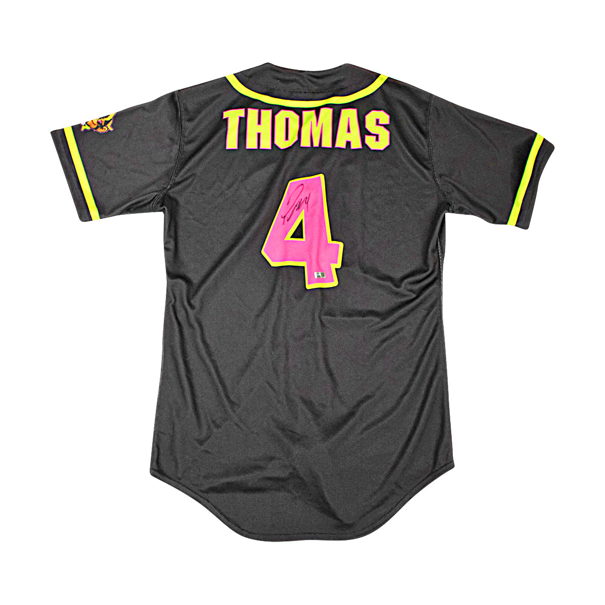 Tanner Thomas Autographed Black 2024 Party Animals Jersey
