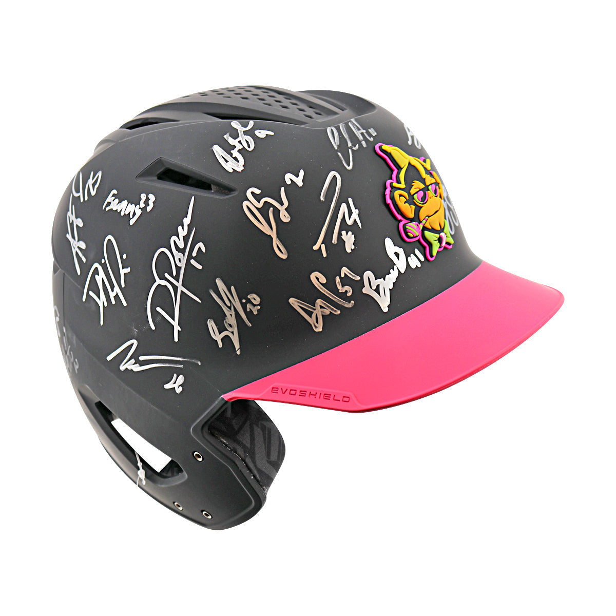 Party Animals 2025 Team Autographed Game Model Animals Batting Helmet