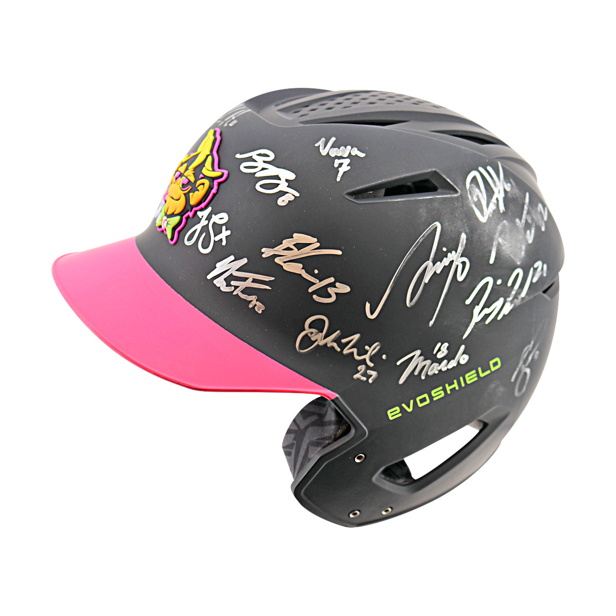 Party Animals 2025 Team Autographed Game Model Animals Batting Helmet