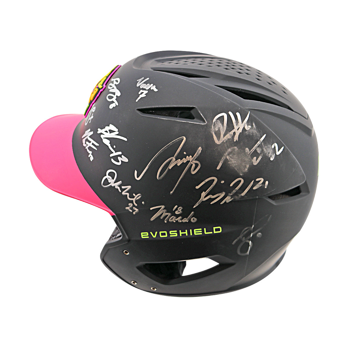 Party Animals 2025 Team Autographed Game Model Animals Batting Helmet