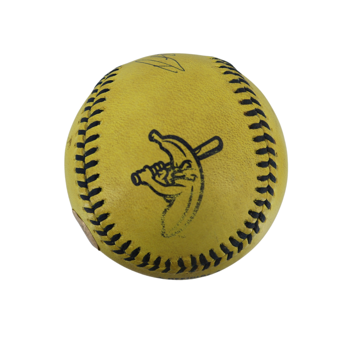 Dustin Baber & Jason Swan Signed Game Used Banana Ball w/Case 5.10.25 Nissan Stadium