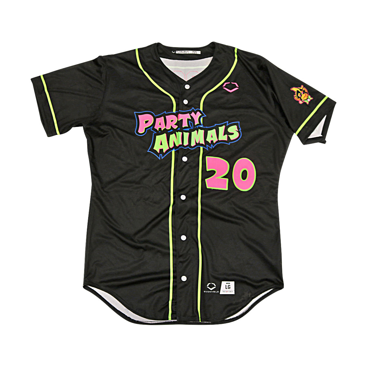 Sal Jacobo Party Animals Game Worn Jersey from June 6-7, 2025 in Charlotte